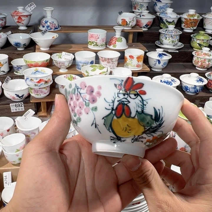青***洛景德镇手工手绘陶瓷