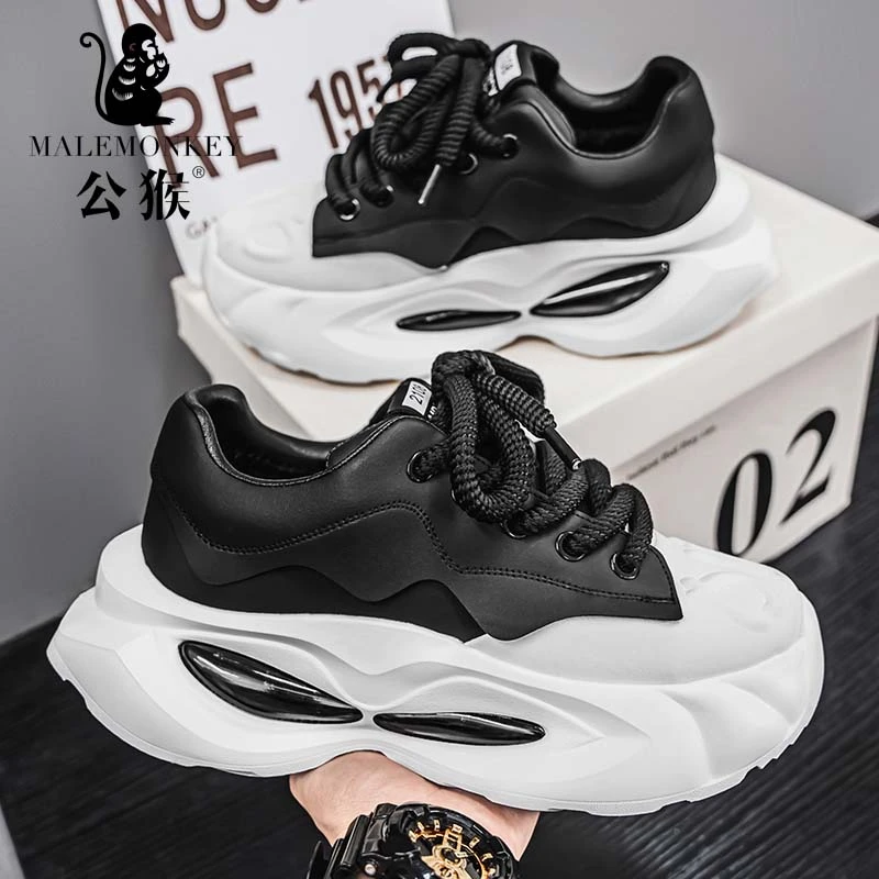 公猴官方正版男鞋秋季新款百搭青少年休闲运动跑步老爹潮鞋CF005