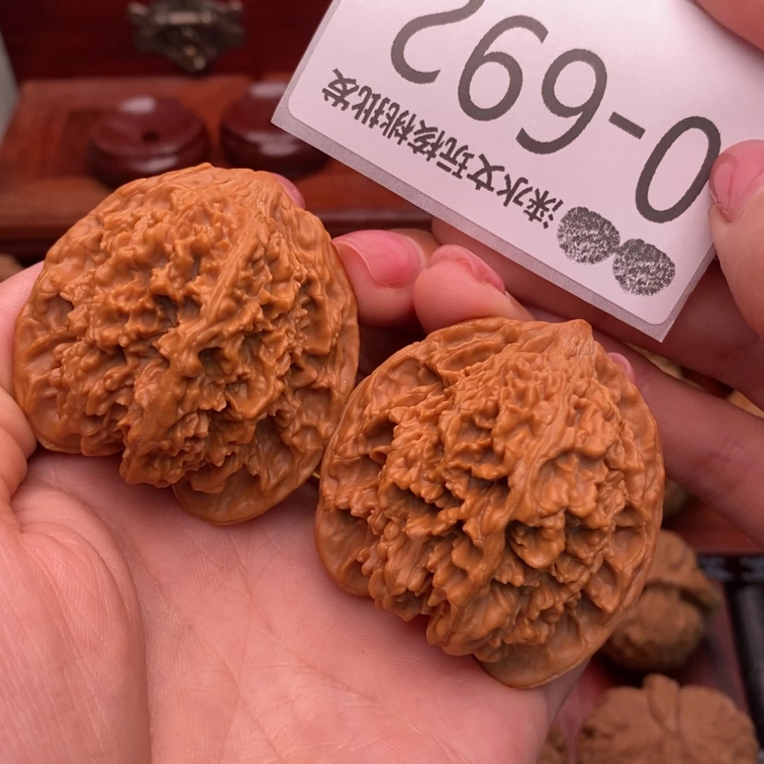 把件文玩核桃44百花山