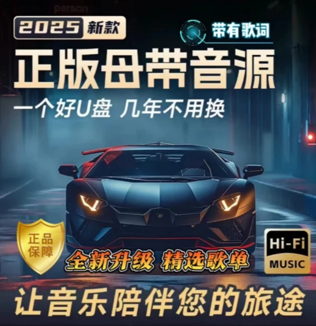 【2025特调版本】车载U盘，音乐殿堂，品质非凡M