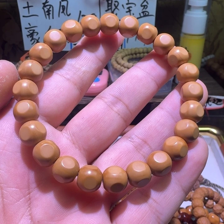 冬***火猴头雕刻六方手串
