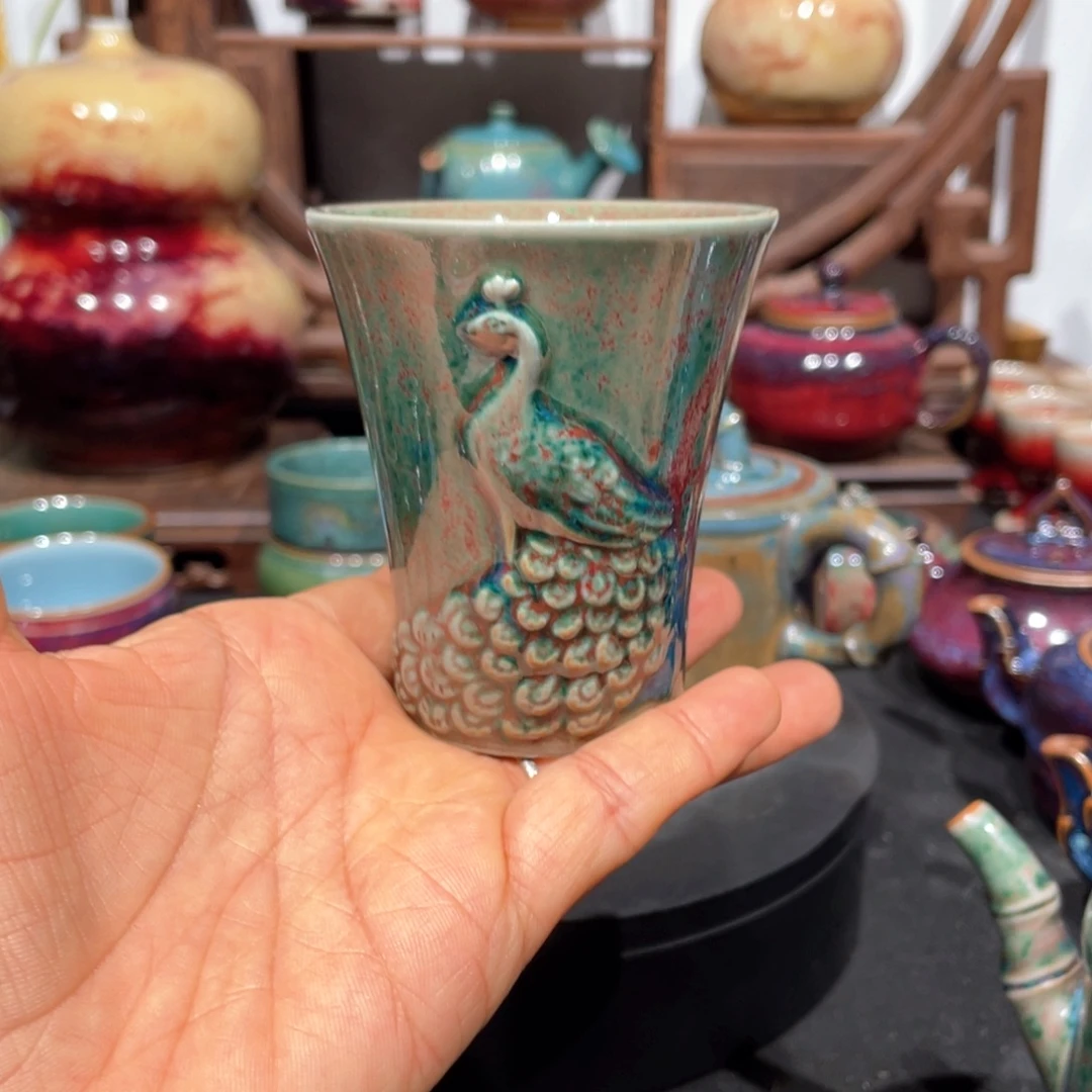 y***㎎中国神后钧瓷茶器