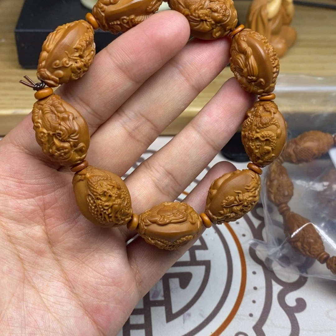 橄榄核手串/手链郭****理橄榄核雕刻工艺宇