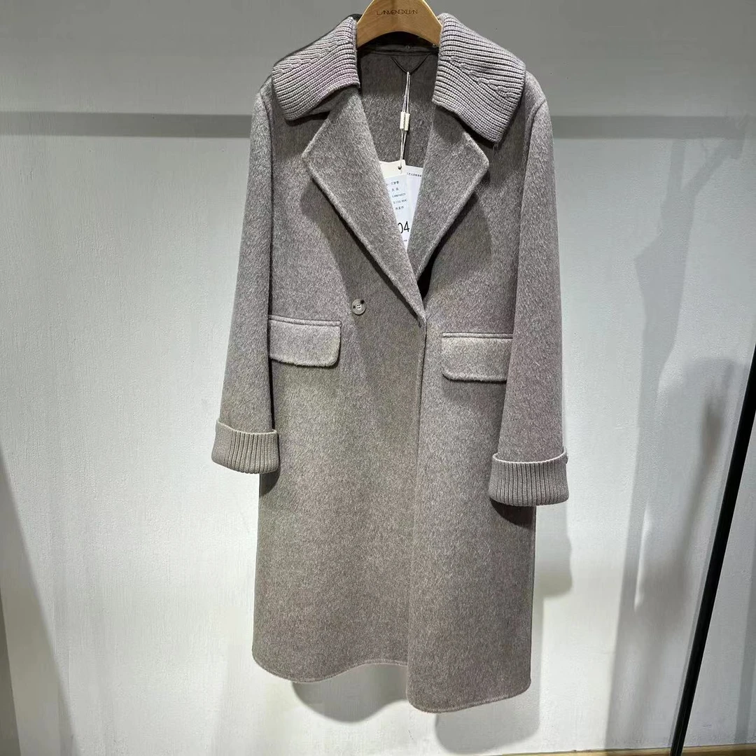 新款羊毛大衣长款-DD16023