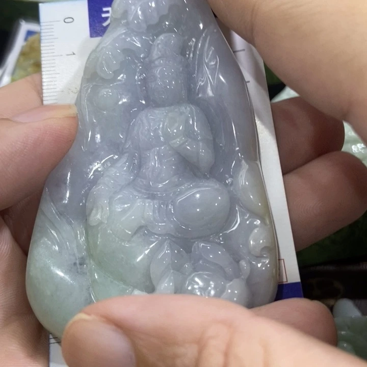 翡翠未镶嵌挂件一