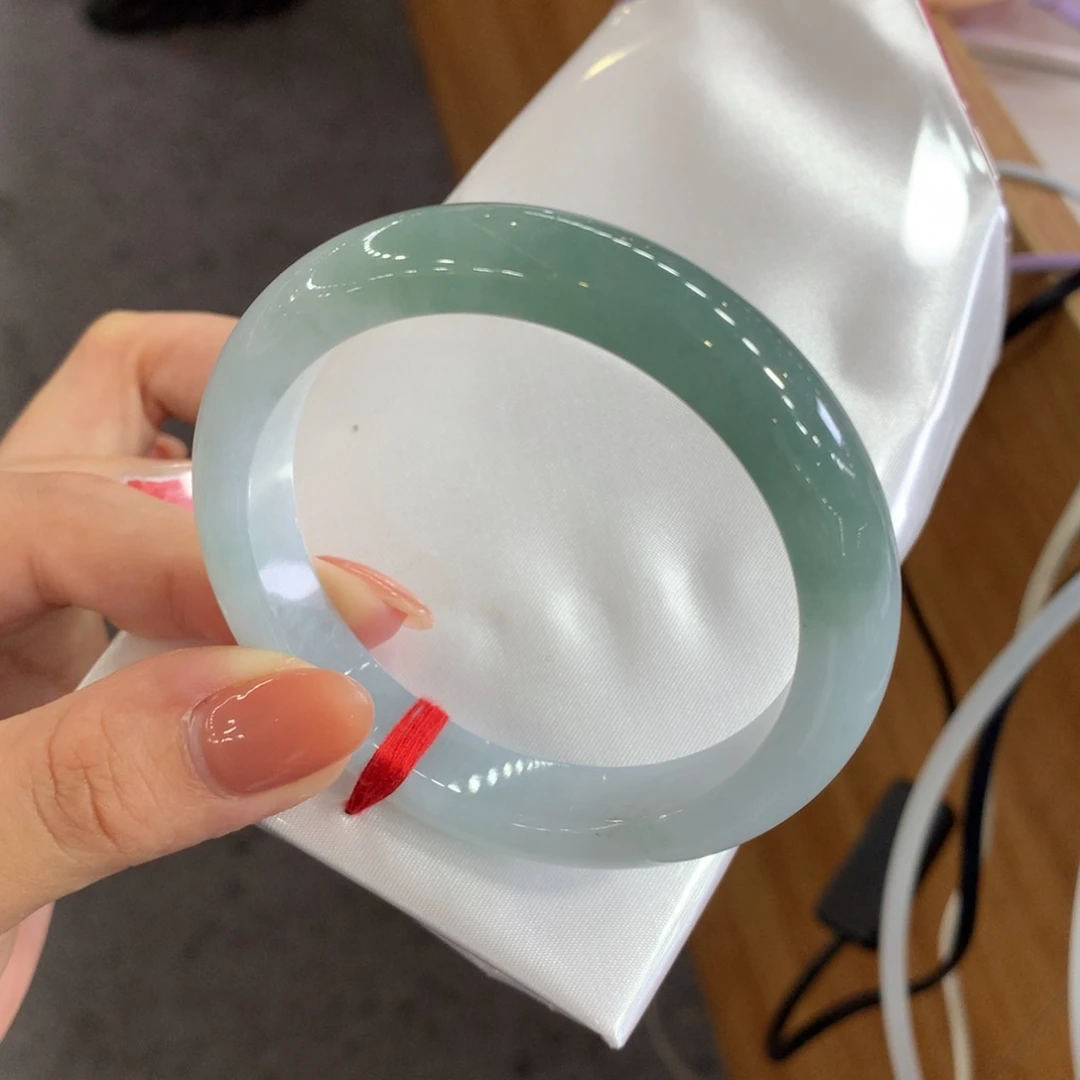 翡翠未镶嵌手镯天然Ａ货翡翠56