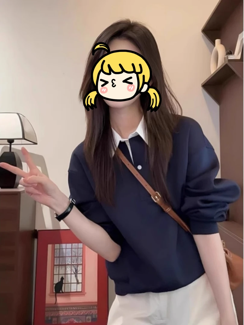 早春假两件卫衣女春秋款2025新款爆款宽松慵懒风气质休闲长袖上衣