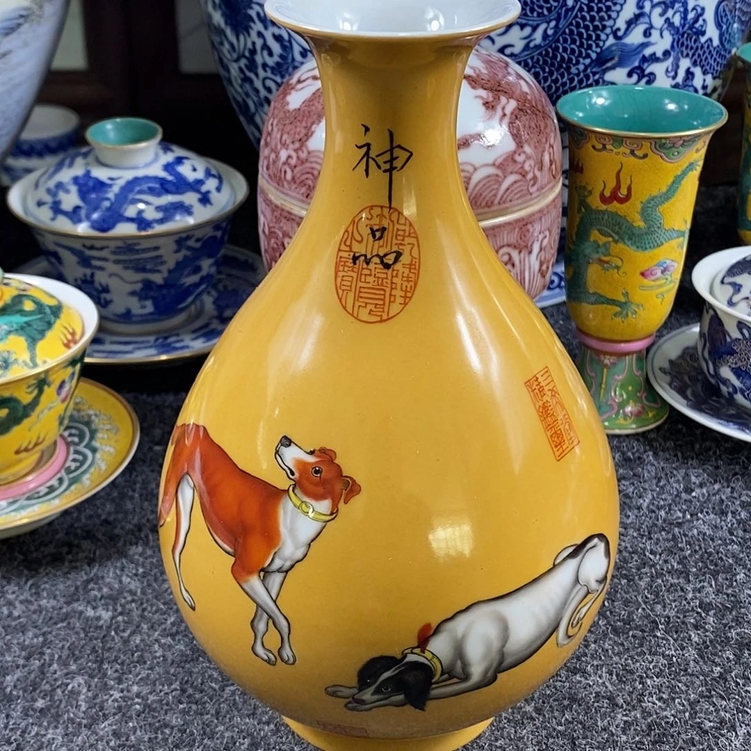 手工手绘陶瓷摆件工艺品用****9