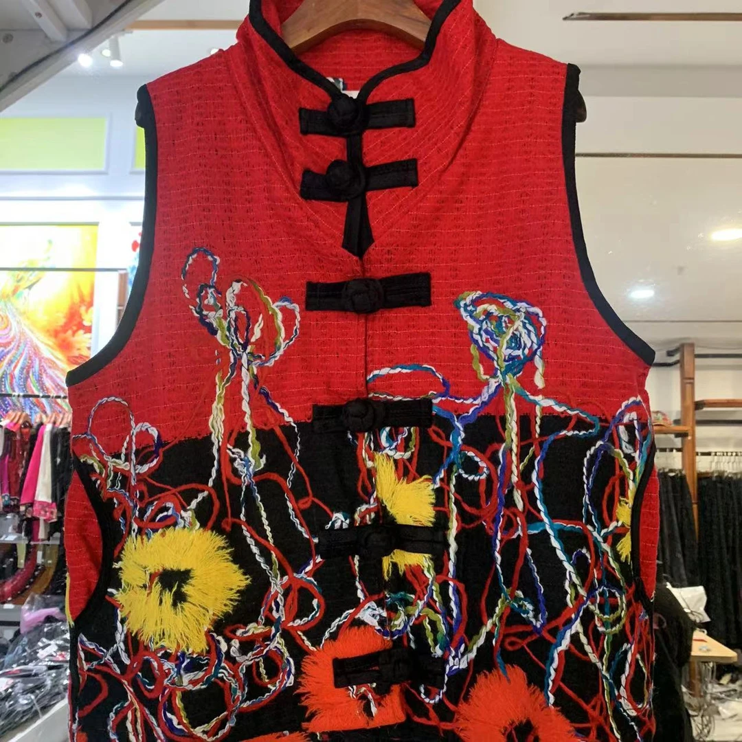 你的我的马甲唐汉布依新款N