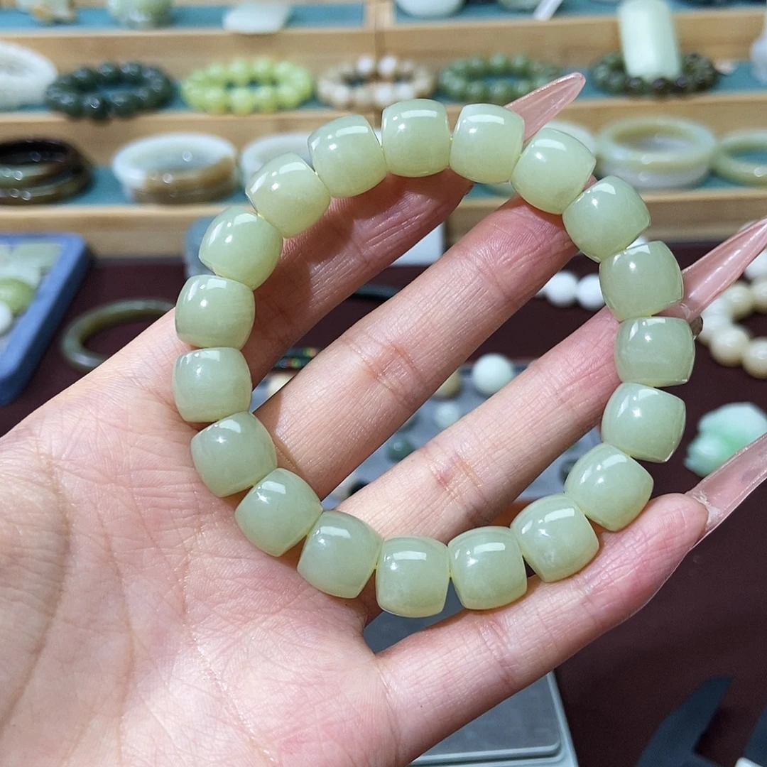 和田玉未镶嵌手链