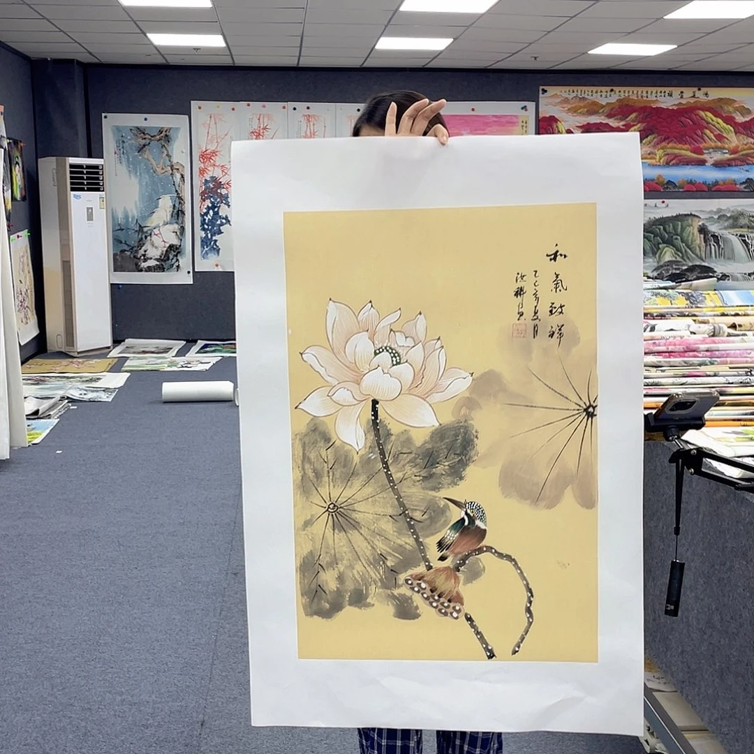 国画作品小姐姐放漏…