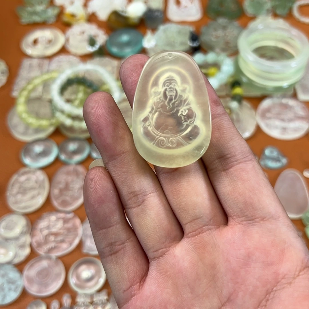 蛇纹石玉未镶嵌多样性随机发一