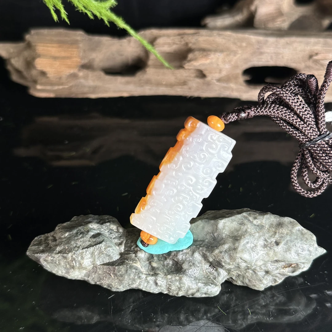 20世纪和田玉螭龙纹勒子 CZS8022804 【上海兰馨】