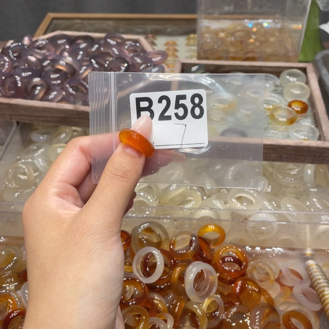 玛瑙/玉髓未镶嵌戒指258