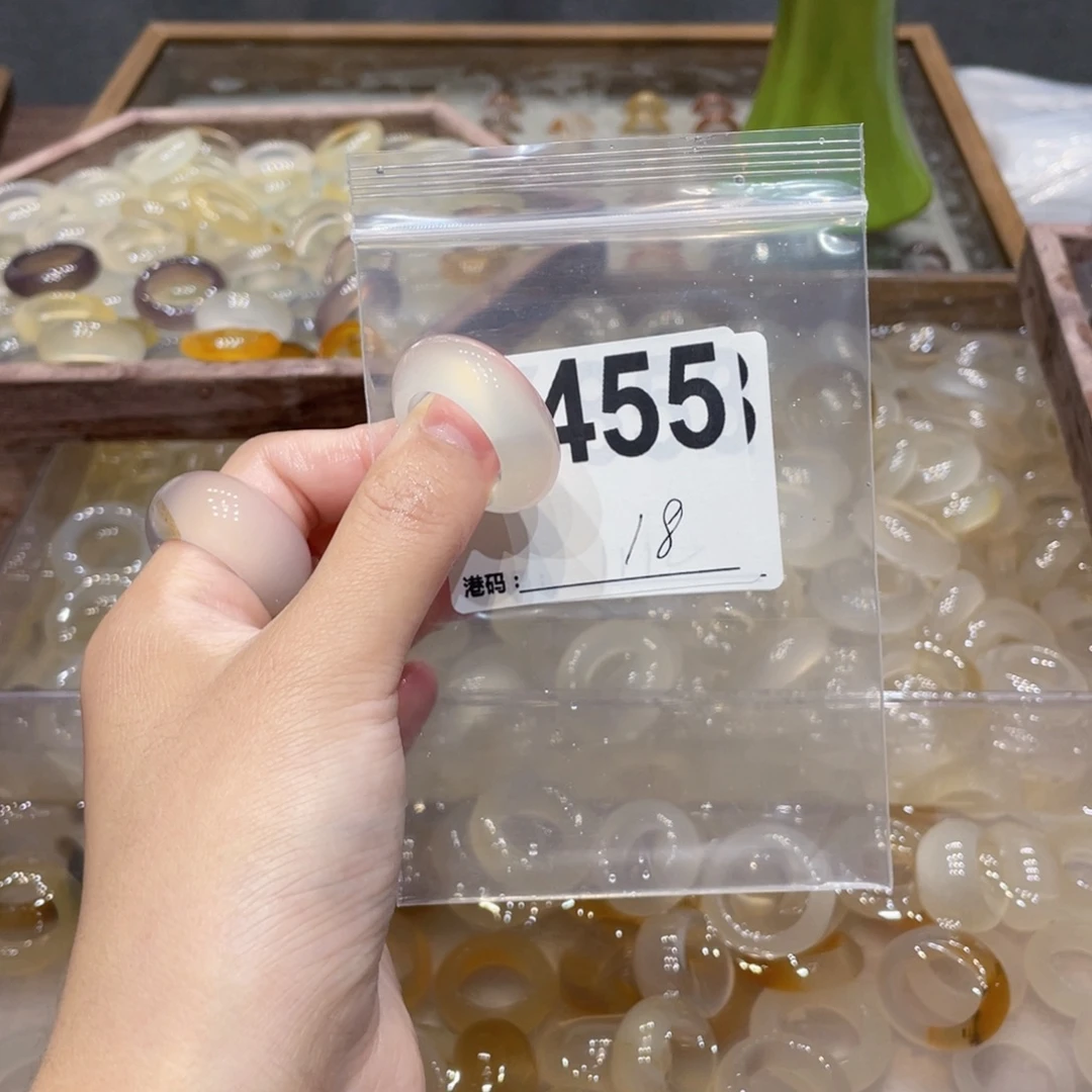 玛瑙/玉髓未镶嵌戒指455