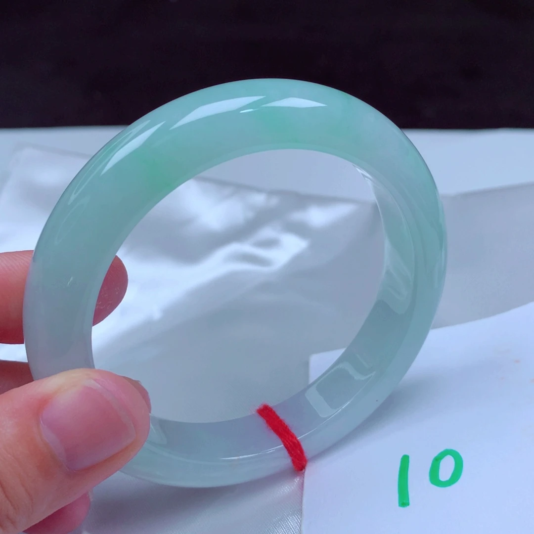 未镶嵌手镯翡翠缅甸天然A货翡翠手镯57.3