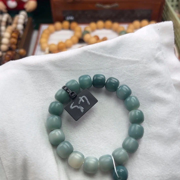 菩提根/象牙果手串卡12桶珠干磨全品4