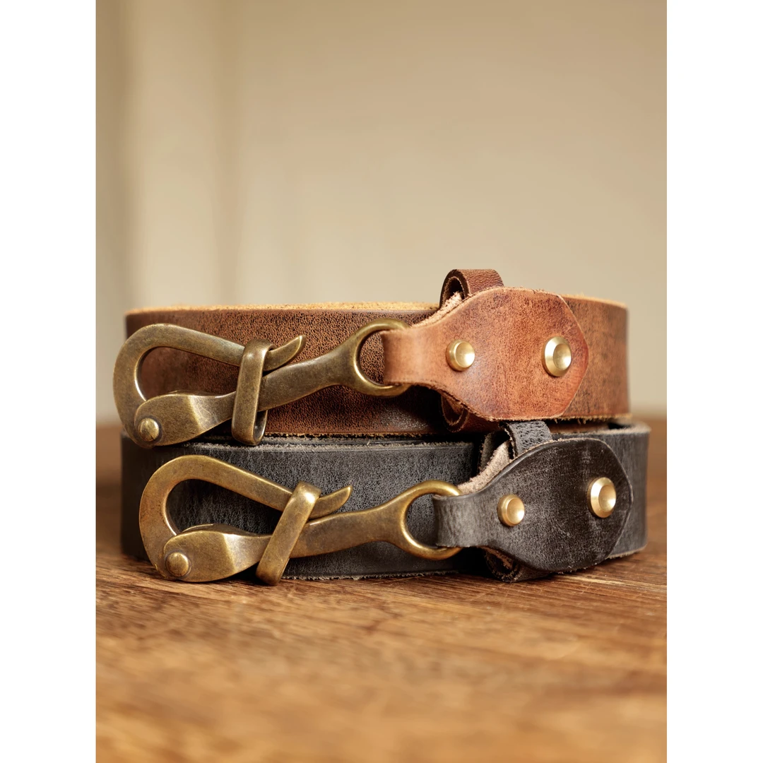 腰带男款爆款2026新款真牛皮针扣皮带小众高级轻奢牛仔裤腰间配饰