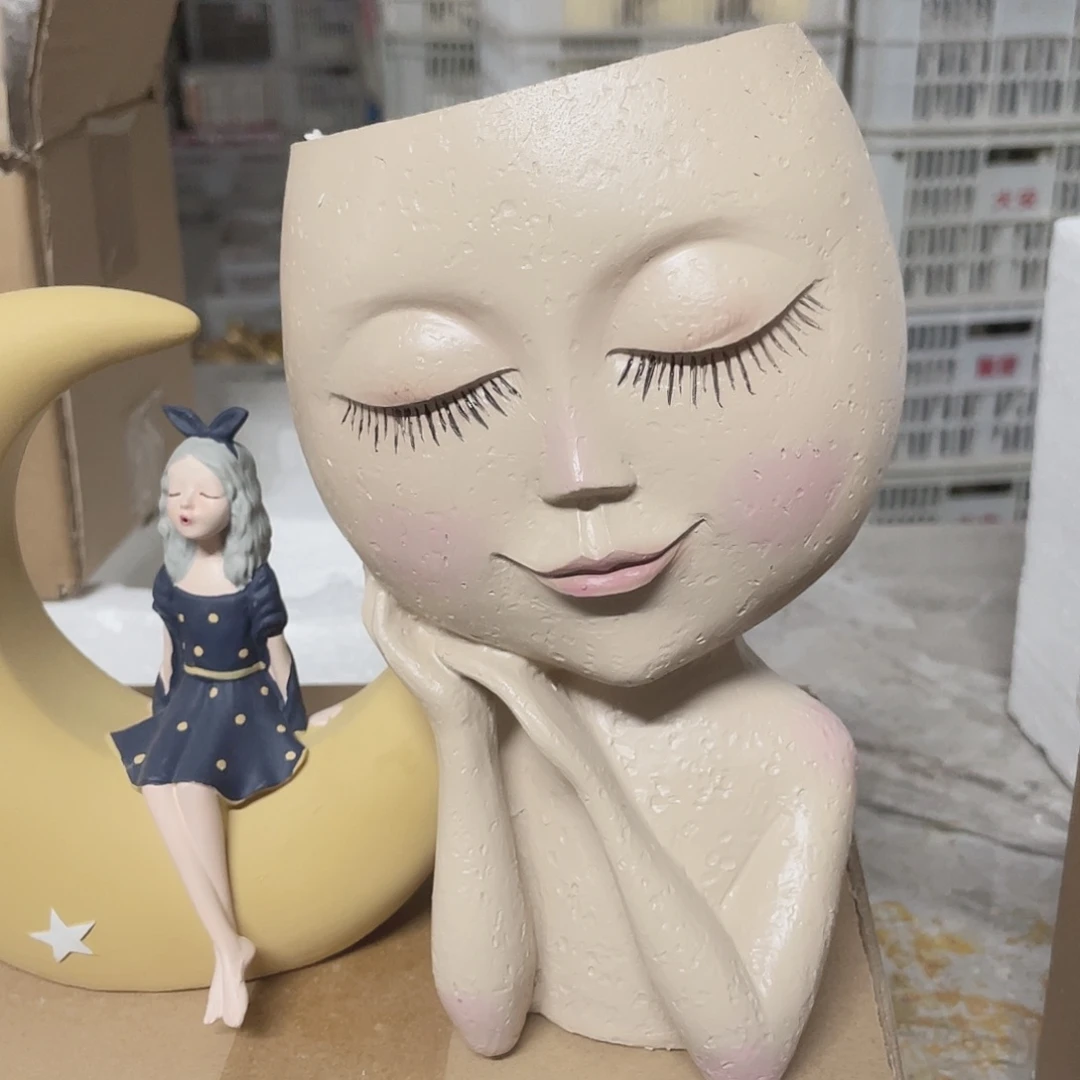 有机玻璃花插女孩11111111