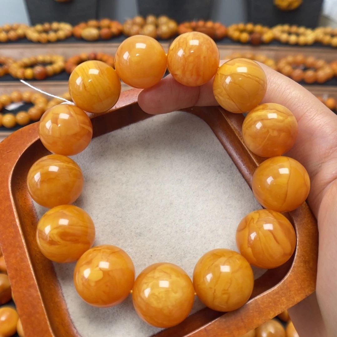 蜜蜡未镶嵌手链蜜蜡