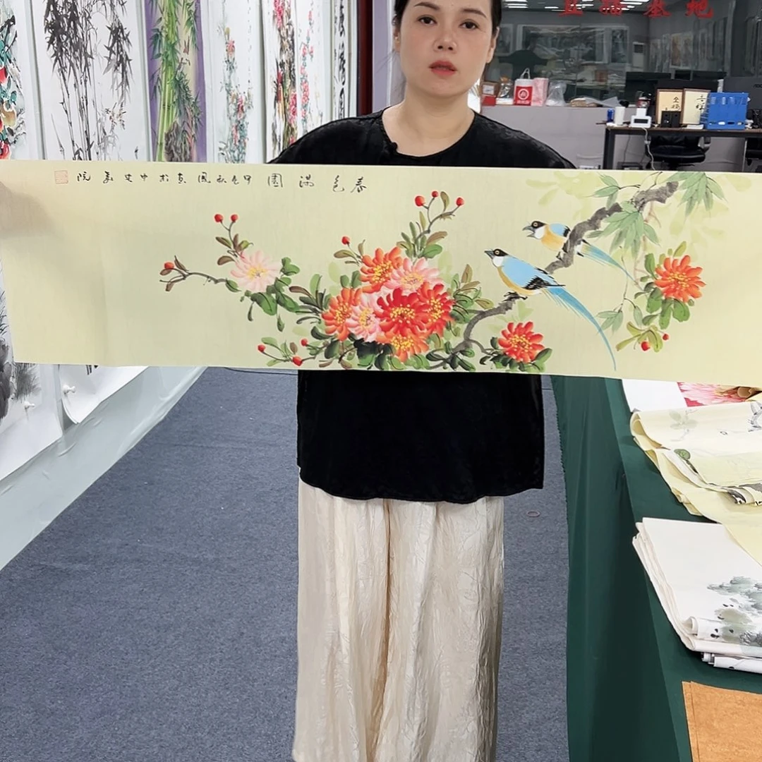 国画宣纸国画纯手绘作品