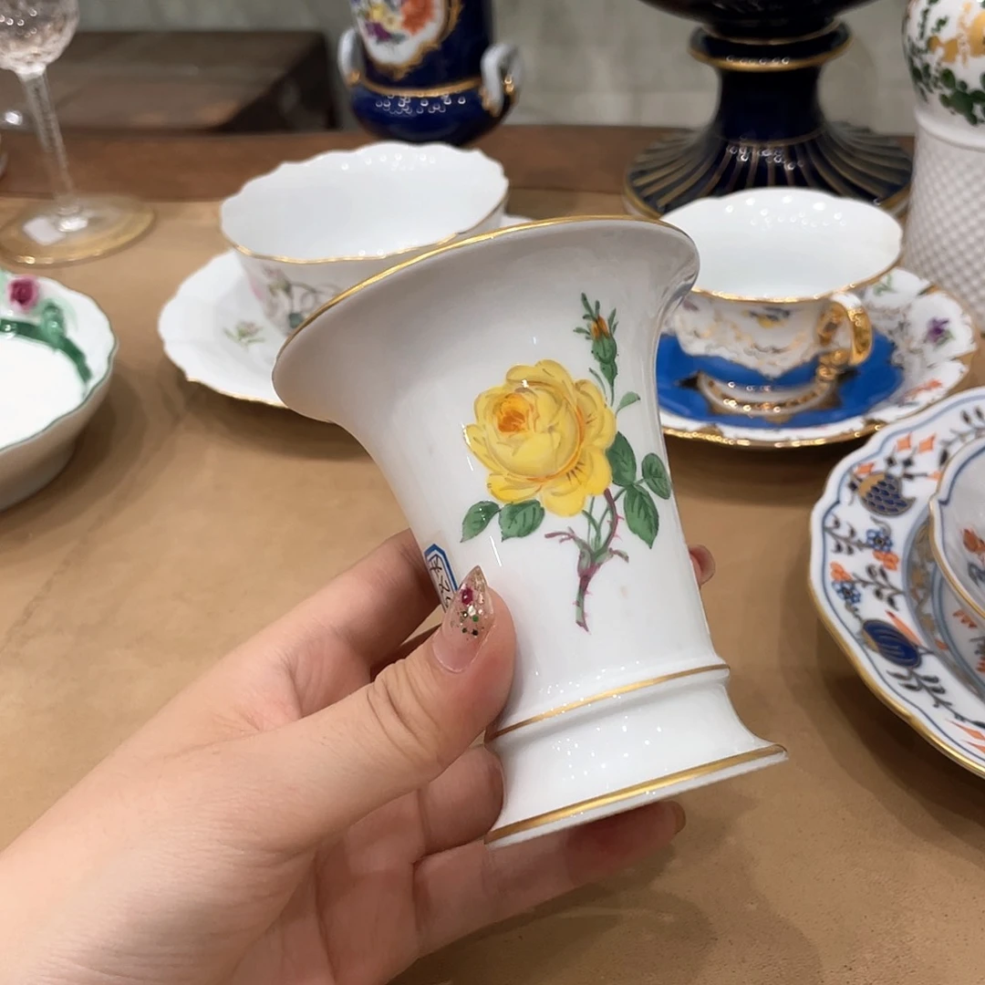 瓷片中古一等花瓶