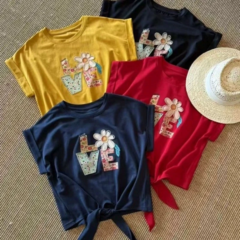 10875韩系宽松大版百搭短袖时尚T恤