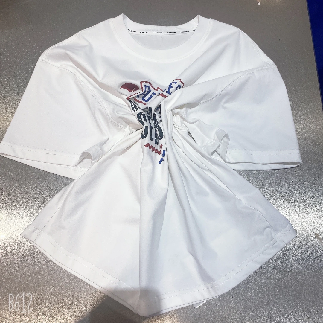 153童装字母印花短袖T