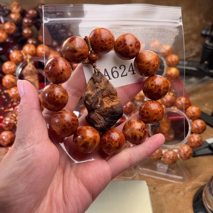 柏木（崖柏）手串/手链20金刚骨料