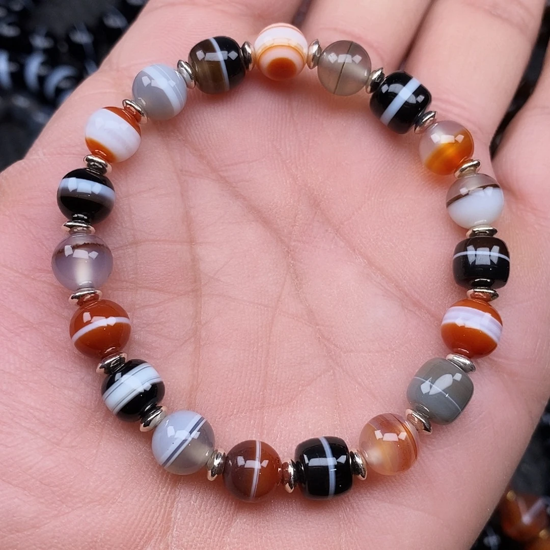 玛瑙/玉髓未镶嵌手链