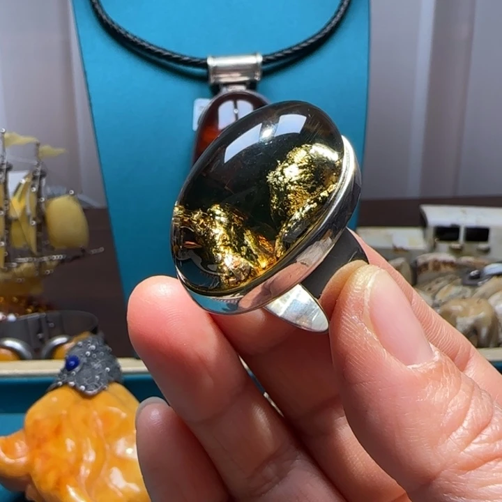 琥珀未镶嵌手链波兰设计款琥珀蜜蜡