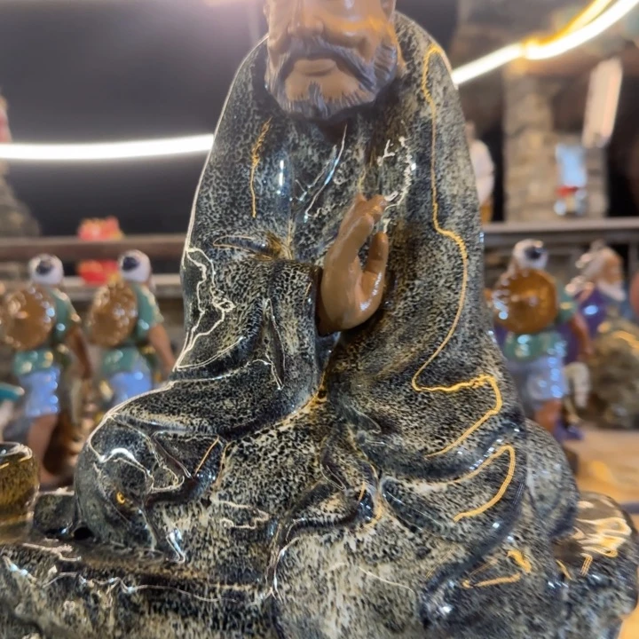 陶瓷石湾公仔衬托配件盆景