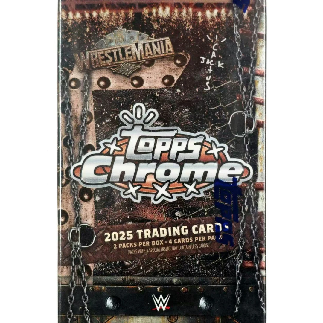 【单盒】2025 Topps WWE Chrome Cactus Jack联名盒 默认直播代拆