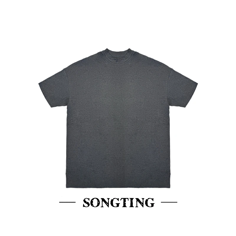 SONG TING｜设计师品牌锤感松软莱赛尔短款打底T恤