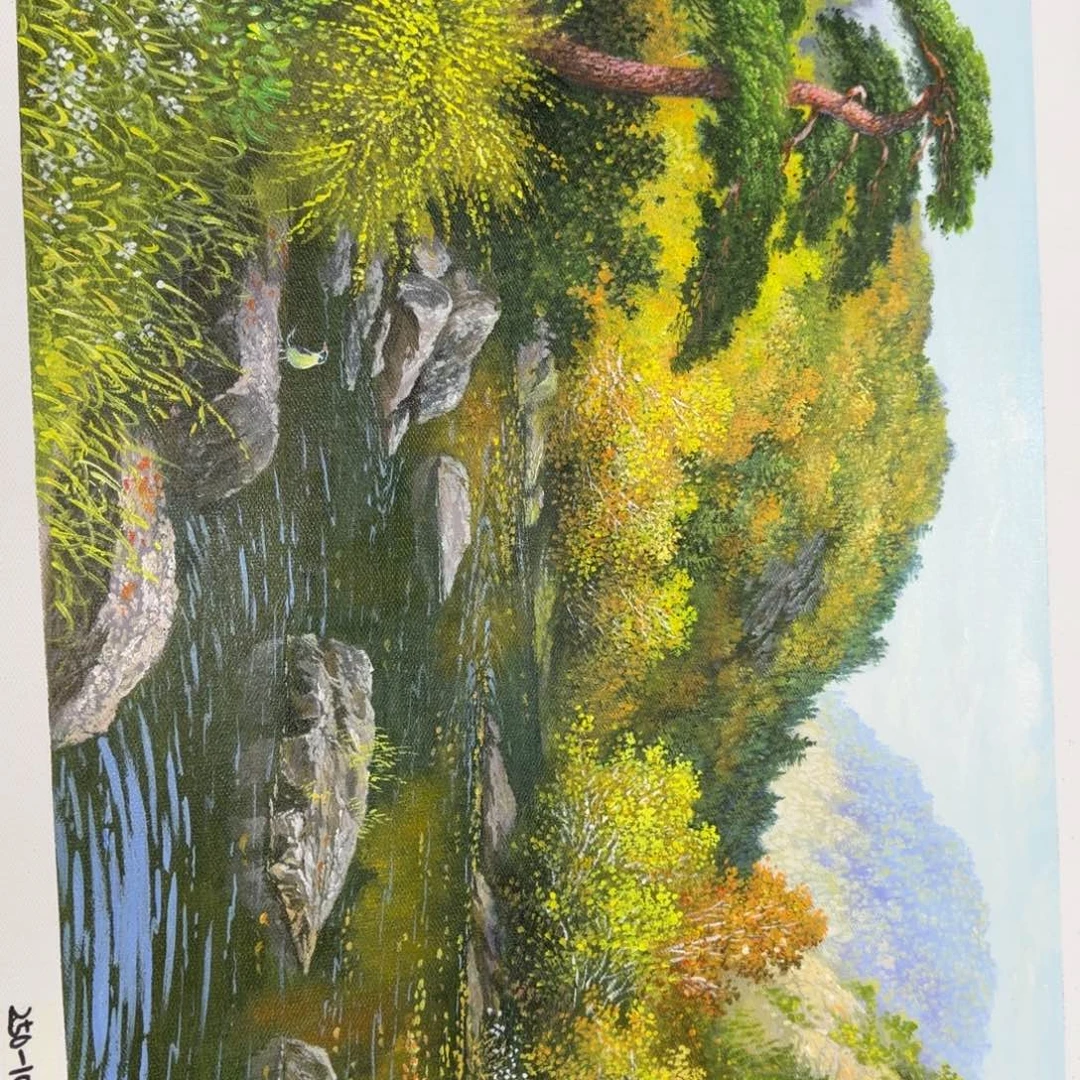 油画我的小伙伴都在等