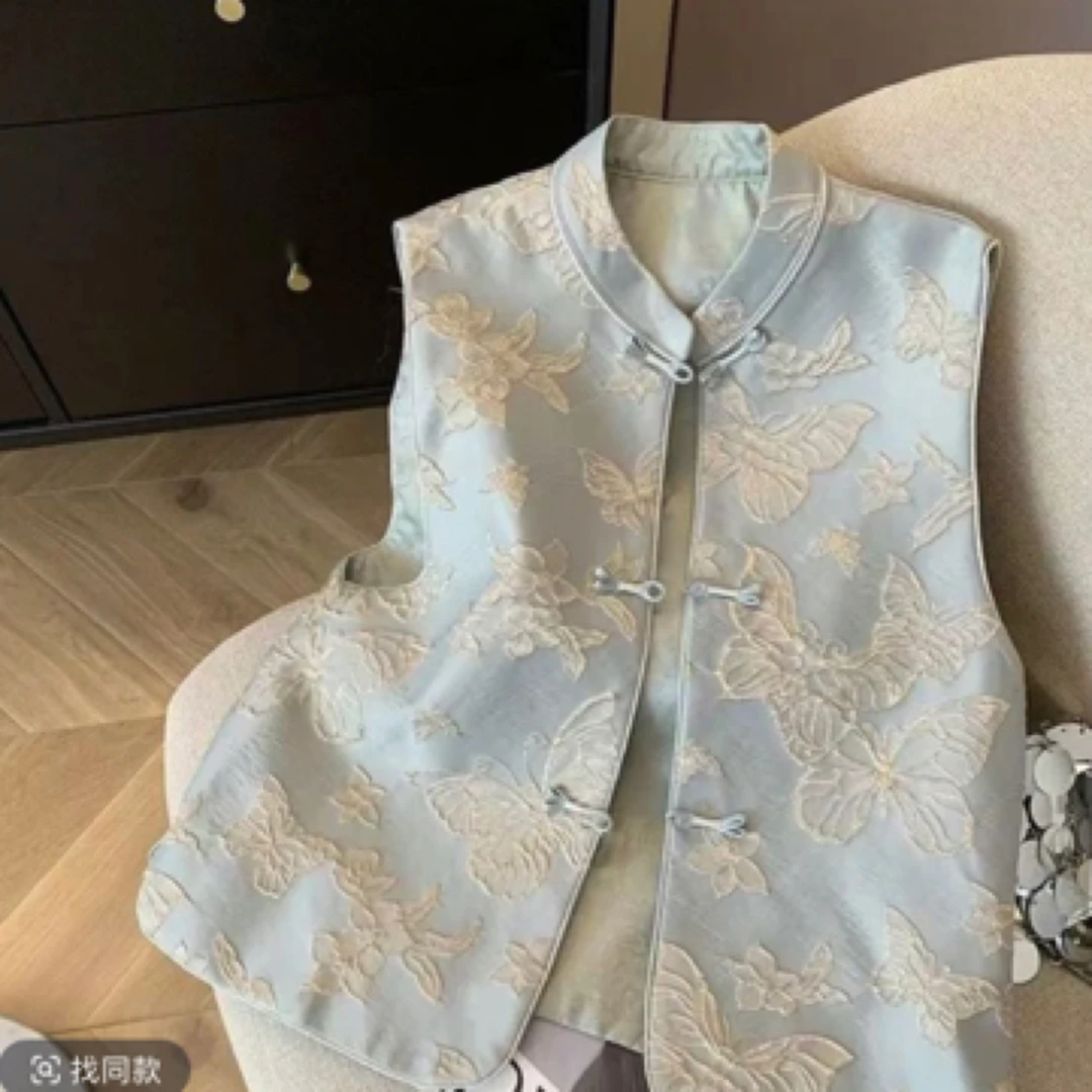 春秋夏立领圆领夏季短外套中国风蕾丝网红时尚设计师