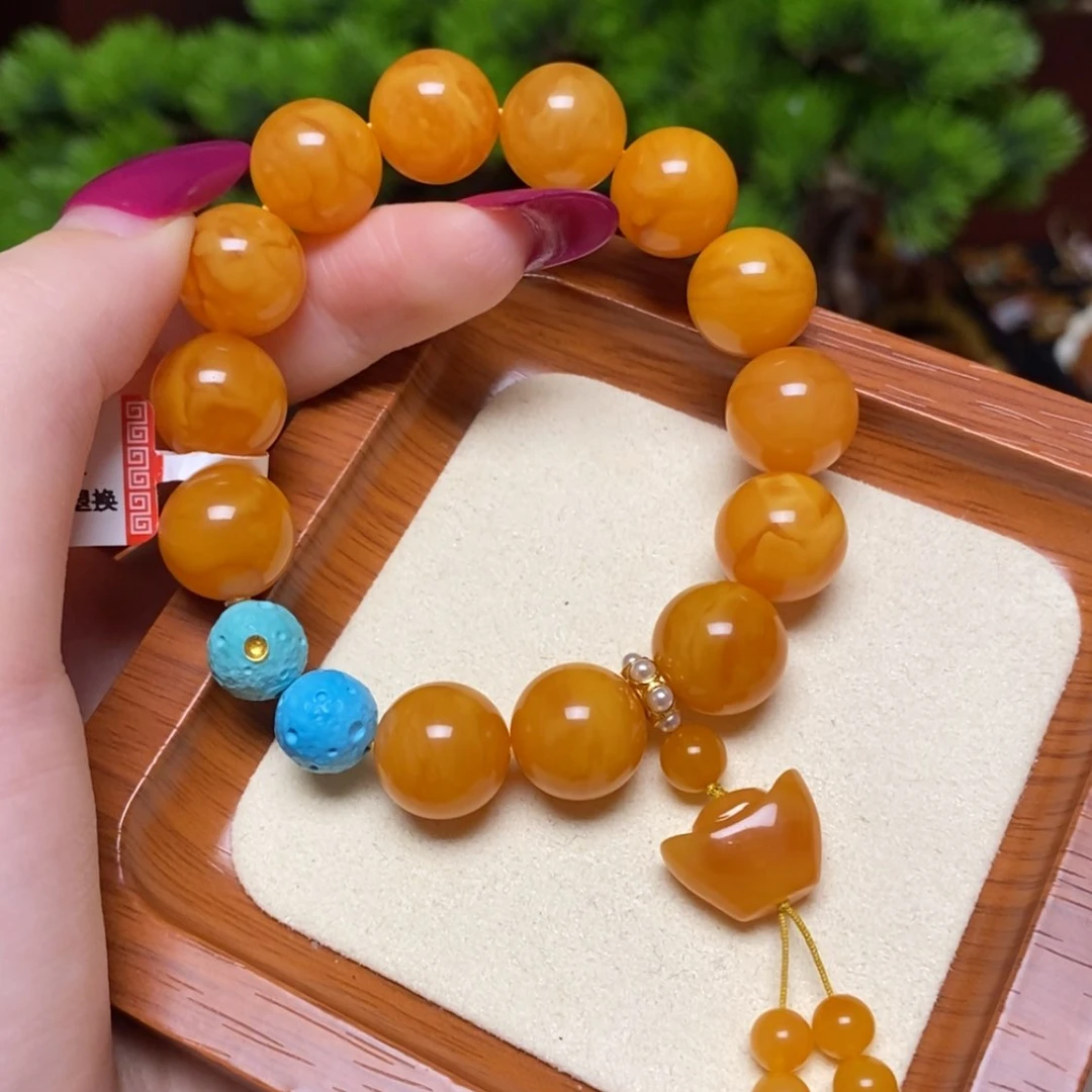 【闪购商品】蜜蜡颈饰未镶嵌手串