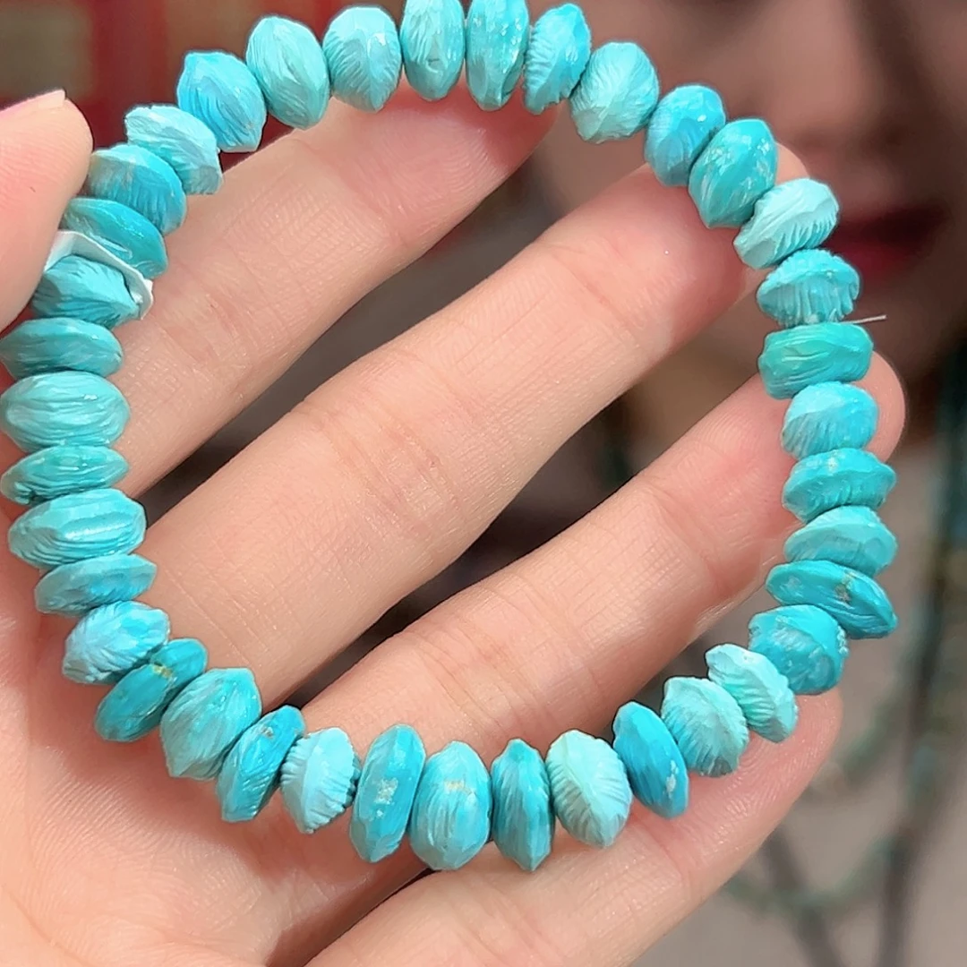 绿松石18K金镶嵌珠宝奇石