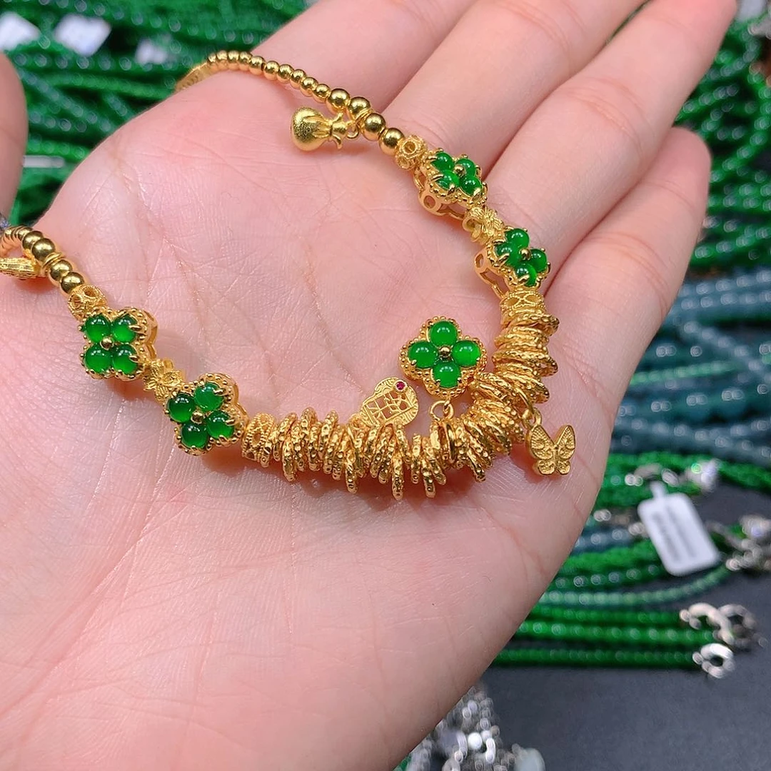 翡翠戒指未镶嵌天然翡翠