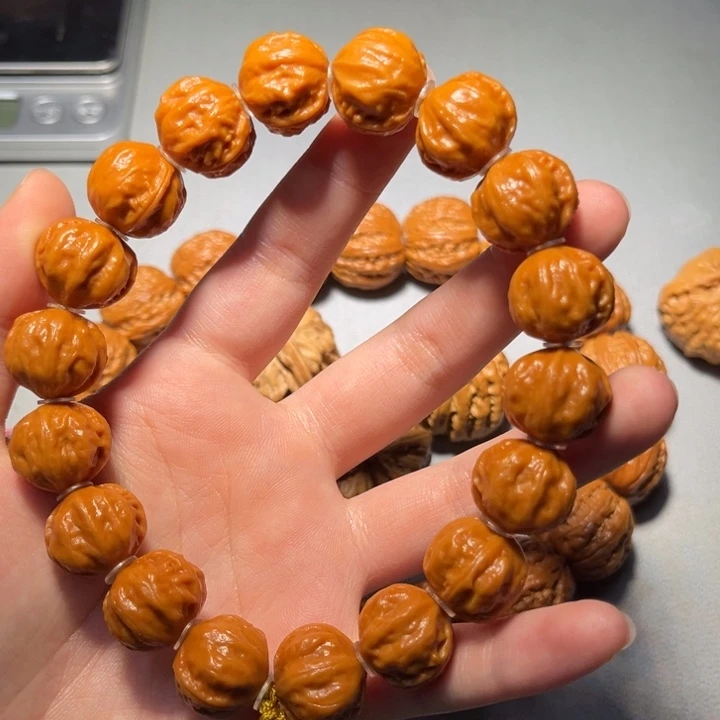 把件文玩核桃八棱手持009