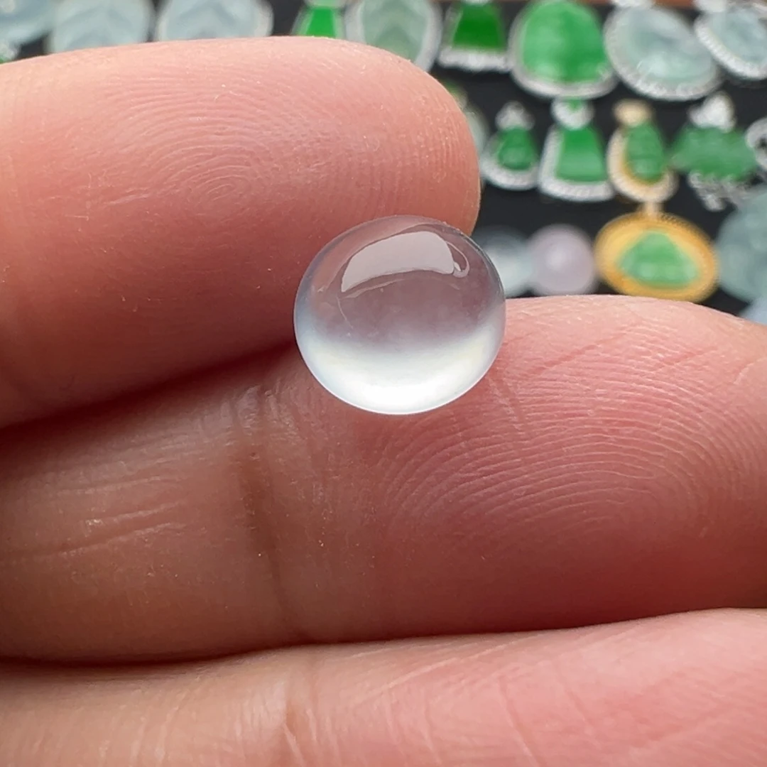 翡翠颈饰未镶嵌蛋8.1