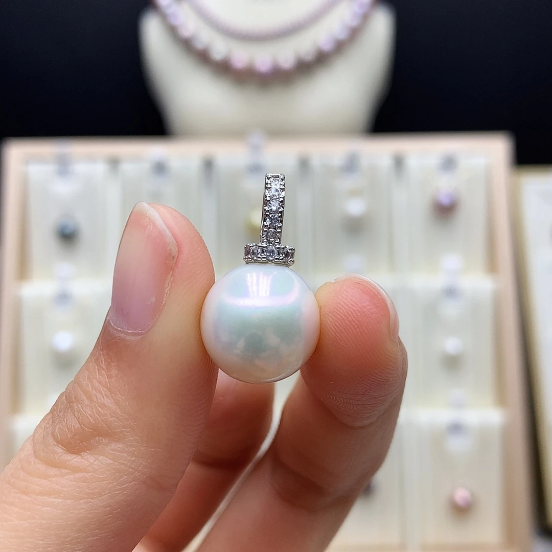 合金淡水珍珠颈饰