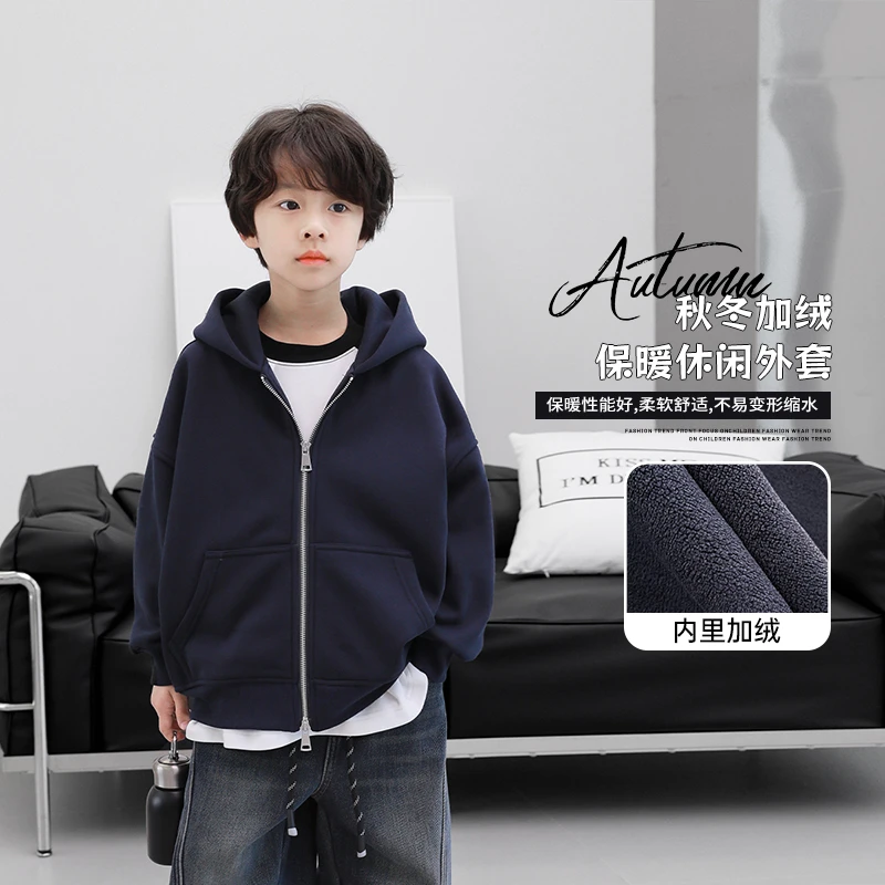 范米粒中大童新款休闲外套