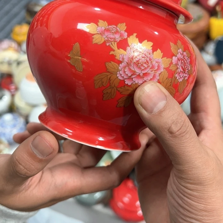 茶叶罐陶瓷家用储物罐轻微瑕疵品介意勿拍