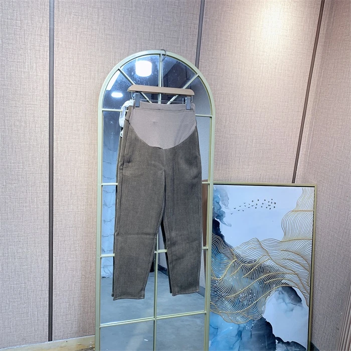 CC154棕色孕妇裤子m90-120l130xl140