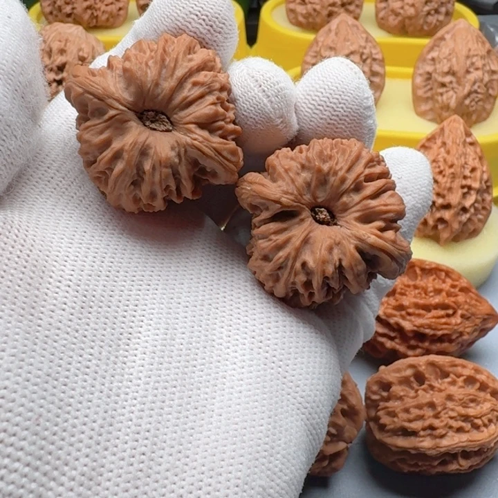 核桃福利凹底拉丝蚂蚁纹南疆石