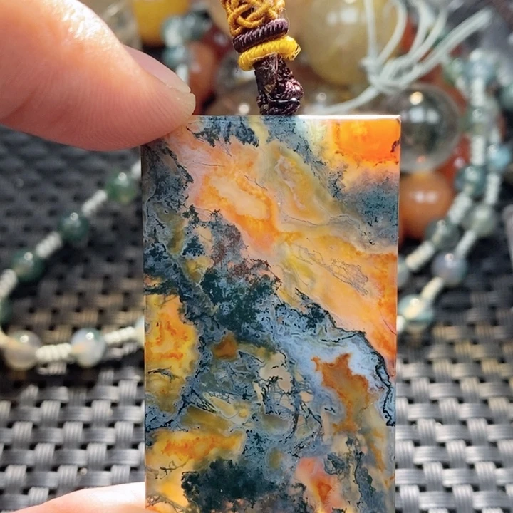 【闪购商品】玛瑙/玉髓颈饰未镶嵌画***念