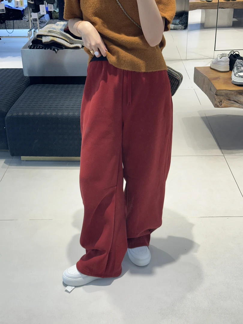 chalan  新款时尚百搭舒适j加绒休闲裤H24C0291