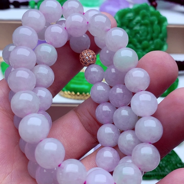 翡翠未镶嵌毛衣链