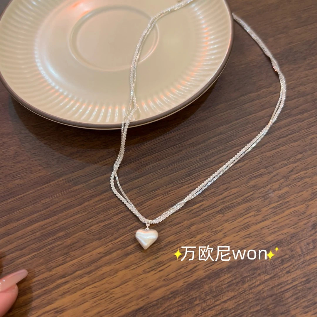 铜合金项链 CHANGE x 气质心心叠戴项链新款小众百搭ins 主X118